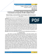 Combined Effect of Water Retting and Sodium Hydroxide Concentration On Properties of Luffa Cylindrica Fibres