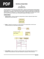 Brief Notes On Design Pattern