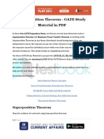 Superposition Theorem - GATE Study Material in PDF