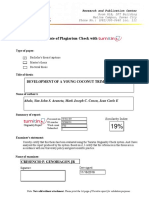 Development of a Young Coconut Trimming Machine Cert