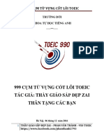 999 Cụm Từ Vựng Cốt Lõi Toeic