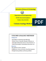 CE 431 Column Analogy Method