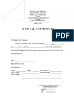 Medical Certificate 2010 Palaro