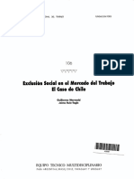 Wormald y Ruiz-Tagle - Exclusión Social en El Mercado Del Trabajo