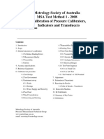 Pressure Calibrator MSATest Method 1 Rev 5