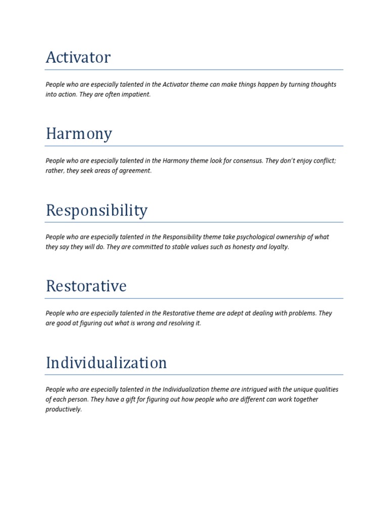 Strengths | PDF