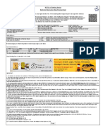 Irctcs E Ticketing Service Electronic Reservation Slip (Personal User)