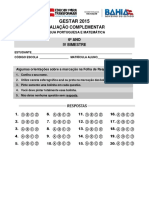 6º Ano 4ª Unidade 2015 Lp e Mat-1