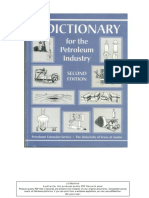 A Dictionary For The Petroleum Industry (2nd Edition)