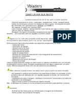 Como Lavar Sua Moto PDF