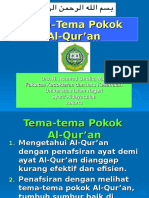 Tema-Tema Pokok Al-qur'An