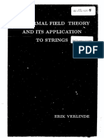 Erik Verlinde Thesis