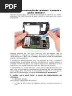 Curso Manutenção de Celulares Online