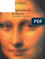 Elster Alquimias de La Mente La Racionalidad y Las Emociones PDF