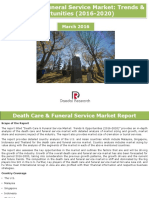 Sample - Death Care & Funeral Service Market - Trends & Opportunities (2016-2020) PDF