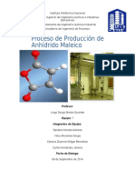 Proyecto Producción Anhídrido Maleico