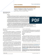 Bioequivalence of Alprazolam Sublingual Tablet Formulation and Alprazolam Immediate Release Tablet in Healthy Volunteers Jbb.1000150