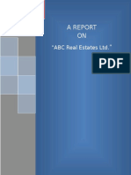 A Report ON ": "ABC Real Estates LTD