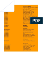 Lista de Unidades de Refererencia X Escolas