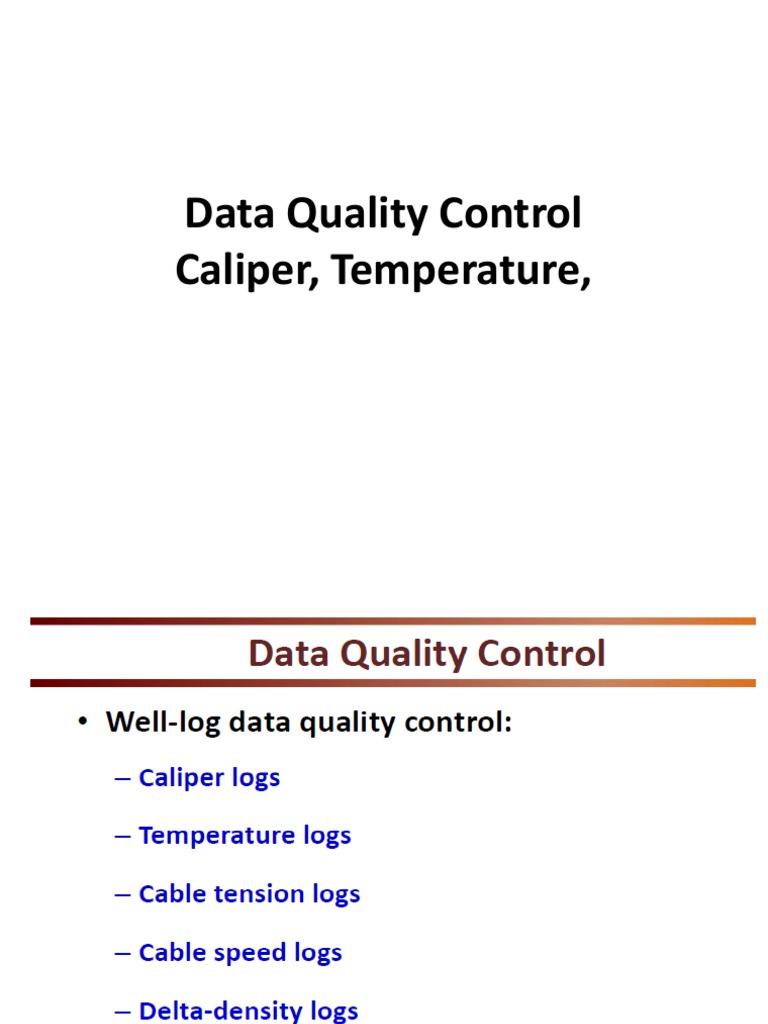 Data Quality Control | PDF | Chemistry | Applied And Interdisciplinary ...
