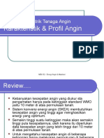 Karakteristik & Profil Angin: Pembangkit Listrik Tenaga Angin