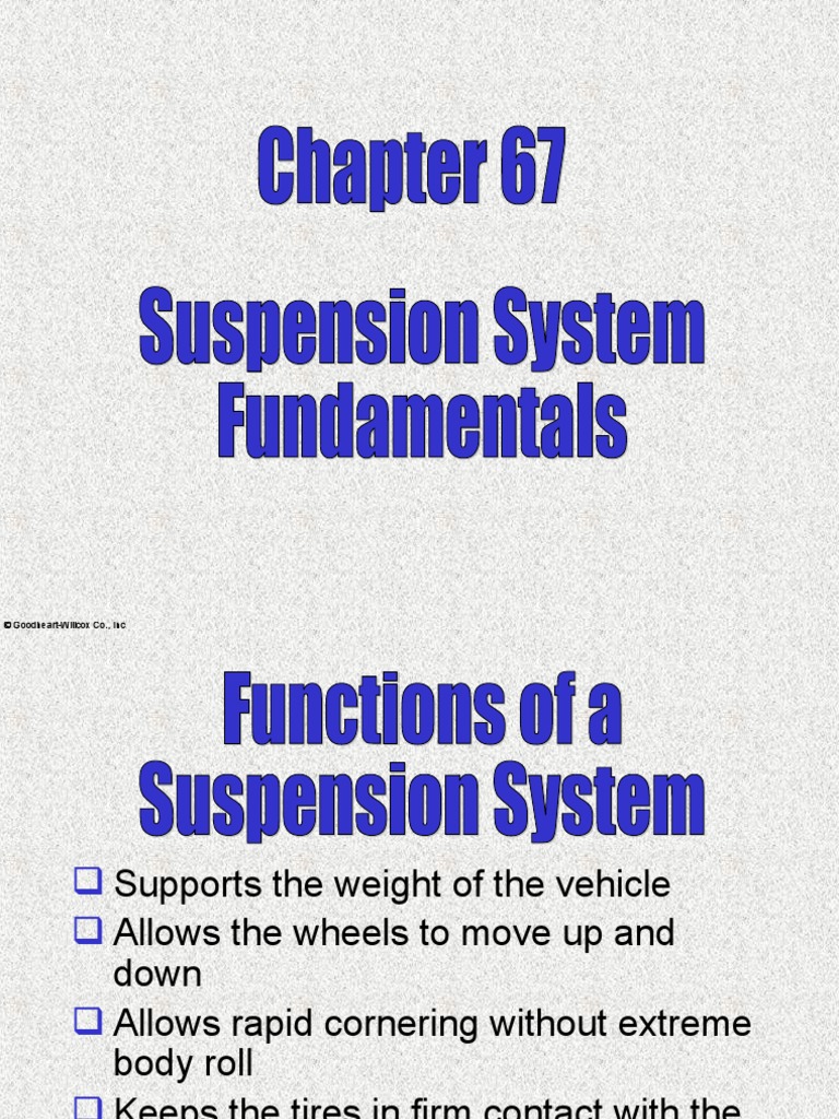 67 To 70 Suspension-Steering FundamentalsI | PDF | Steering | Tire