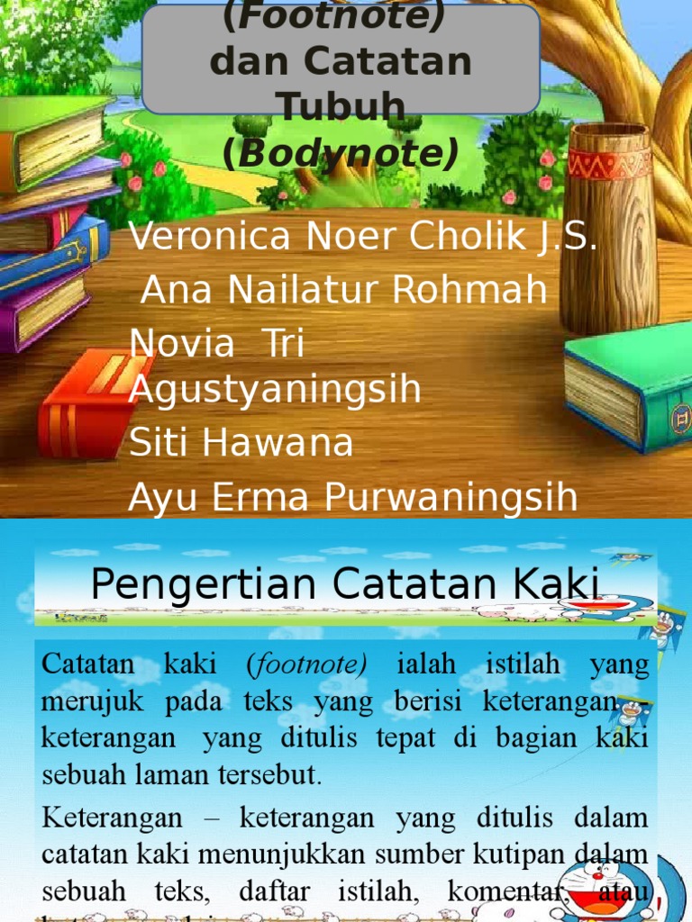 Kel 6 Foot Note Body Note