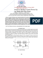 A Novel Approach To Reduce Clock Power by Using Multi Bit Flip Flops