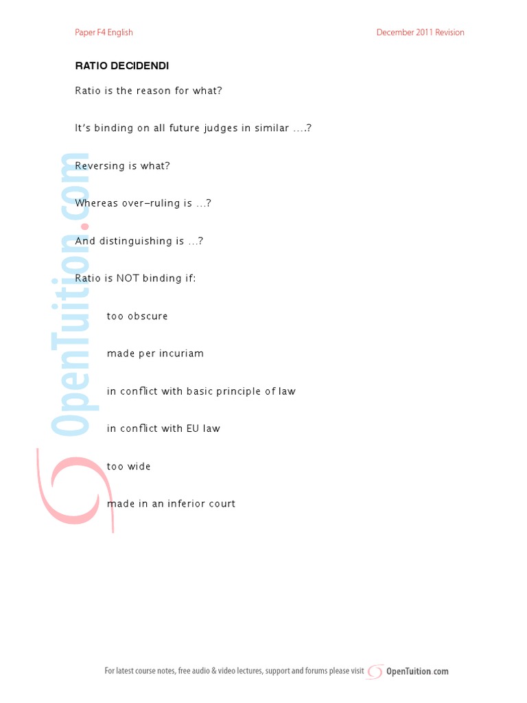 F4 Revision Notes - 3 PDF | PDF | Law Of Agency | Preferred Stock