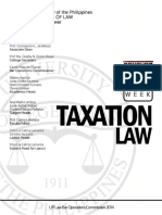 UP Taxation Law Reviewer PDF