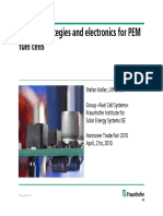 Control Strategies and Electronics For PEM Fuel Cells