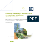 GHG-ExecSummary Greenhouse Gas Emissions Mitigation in Road Construction