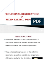 Provisional Restoration in FPD