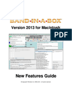 Band-In-A-Box 2013 Mac Upgrade Manual