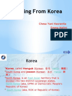 Greeting From Korea KLMPK