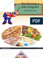 Reinforcing a diet program with expressions