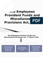 The Employees Provident Funds and Miscellaneous Provisions Act, 1952