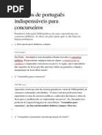 10 Livros de Português Indispensáveis Para Concurseiros