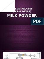 Drying Process (Spray Dryer) : Milk Powder