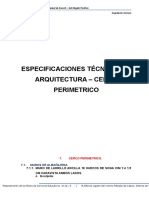 Especificaciones Tecnicas de Arquitectura - Cerco Perimetrico.docx