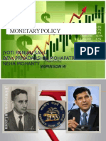 Monetary Policy Monetary Policy: Jyoti Ranjan Sahu Devi Priyadarshni Mohapatra Neha Mohanty