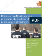 Komentari Na Nacrte Zakona o PBK PDF