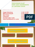 Penggunaan Alat Elektronik Dan Dampaknya Bagi Lapisan Ozon