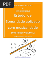 Estudo de Sonoridade - Nilson Mascolo & Cinthia Mascolo - Volume 2