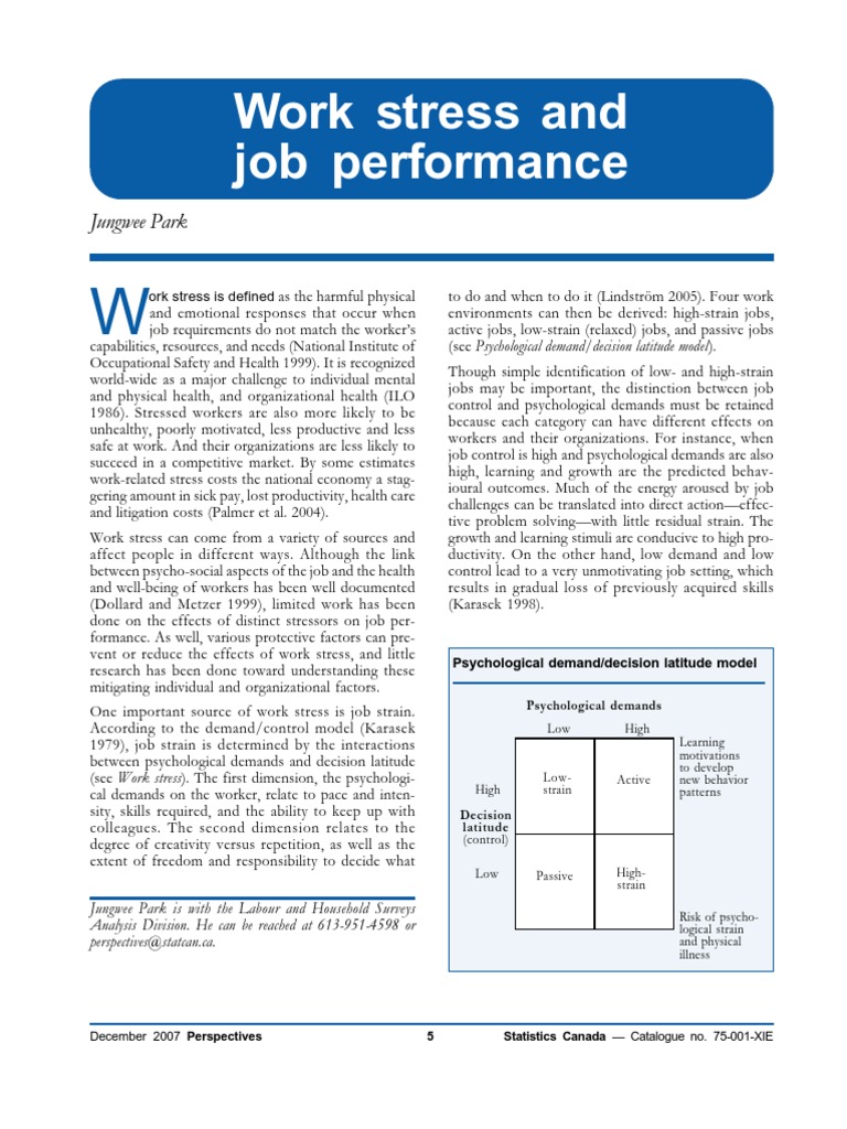 Stress 3 | PDF | Occupational Stress | Social Support