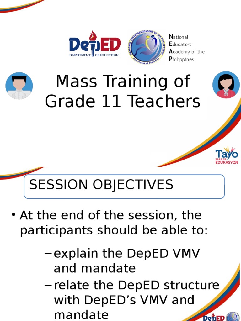 DepEd Vision and Mission Overview | PDF | Human Resource Management ...