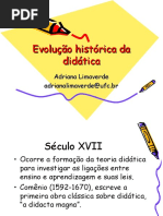 Evolução Histórica Da Didática