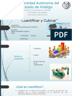 Cuantificar y Cubicar