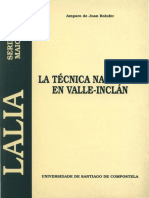 La Tecnica Narrativa en Valle-Inclan PDF
