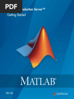 Matlab Production Server™ Getting Started